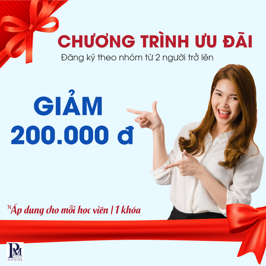 CHƯƠNG TRÌNH ƯU ĐÃI GIẢM GIÁ HỌC PHÍ PIANO