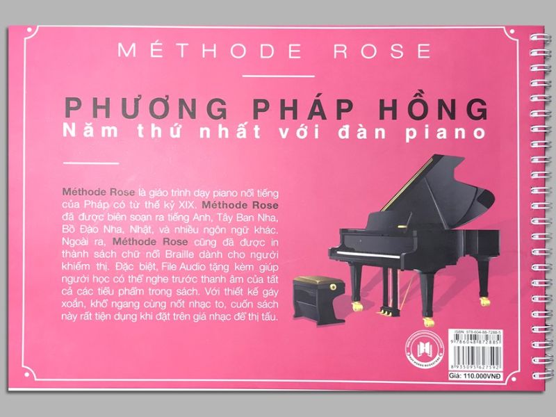 Sách “Phương Pháp Hồng – Năm Thứ Nhất Với Đàn Piano” của Ernest Van De Velde